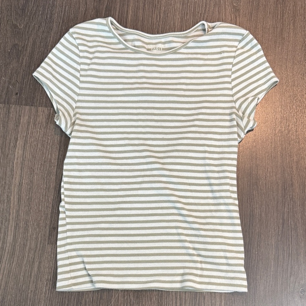 American Eagle Hey Baby Short Sleeve Shirt